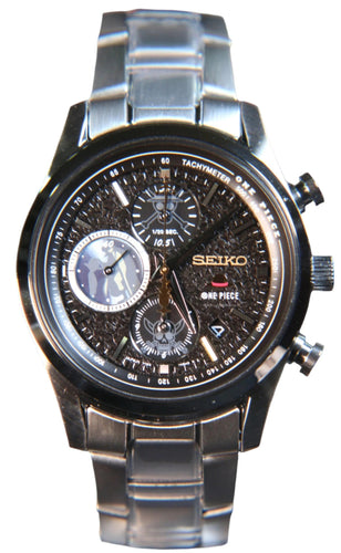 Seiko ONE PIECE TV Animation 25th Anniversary Collaboration Limited Memorial Edition Quartz Chronograph JDM watch. Rare Seiko, Manga lovers, One Piece Luffy Fans, One Piece merchandise, Manga Gear. Available for PREORDER at Watchoutz.com, best deal, best online watch retailer, enjoy fast international shipping, buy genuine Japanese watches with confidence from Watch Outz International