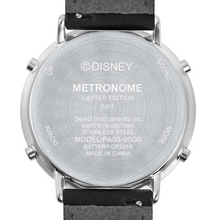 Seiko Instruments Mickey Mouse Conductor SMW001D caseback with limited edition engraving