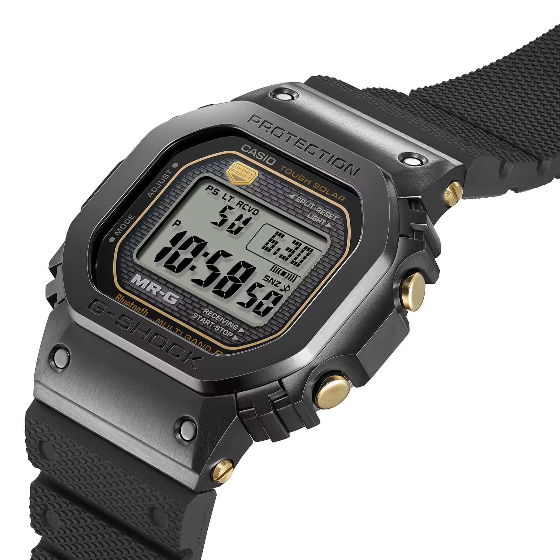 Casio G-Shock MR-G Titanium Solar Dura Soft Fluoro Rubber