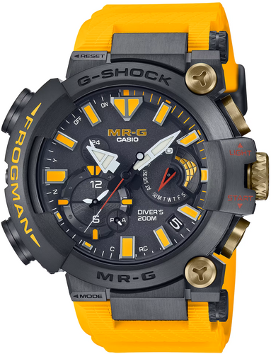 Casio G-Shock Master of G MR-G Analog Frogman ISO 200M Diver Double Anniversary MRG-BF1000E-1A9 MRGBF1000E-1A9 www.watchoutz.com