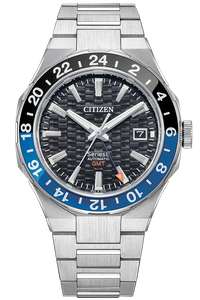 Citizen Series 8 Mechanical Automatic GMT "Batman" Blue Black Bezel NB6031-56E. Available at Watchoutz.com, Hong Kong's top online watch retailer with a physical shop. Enjoy fast, secure international shipping and shop for genuine Japanese watches with over 13 years of exceptional service and reputation. Visit Watch Outz International for your next horology treasure hunt.