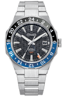 Citizen Series 8 Mechanical Automatic GMT NB6031‑56E “Batman” Blue‑Black Bezel luxury watch. Available at WatchOutz.com, Hong Kong’s leading Japanese watch retailer with 13+ years of trusted service. Genuine Citizen timepiece with sapphire glass, stainless steel case, and secure international shipping for collectors worldwide.