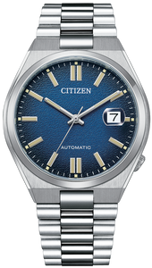 Citizen Tsuyosa Mechanical Automatic Date Display Texture Deep Blue NJ0151-88L www.watchoutz.com