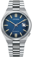 Citizen Tsuyosa Mechanical Automatic Date Display Texture Deep Blue NJ0151-88L www.watchoutz.com
