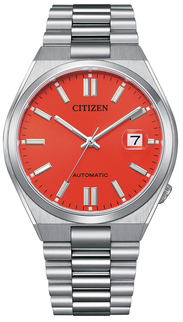 Citizen X Pantone Tsuyosa Mechanical Automatic Blazing Red NJ0158