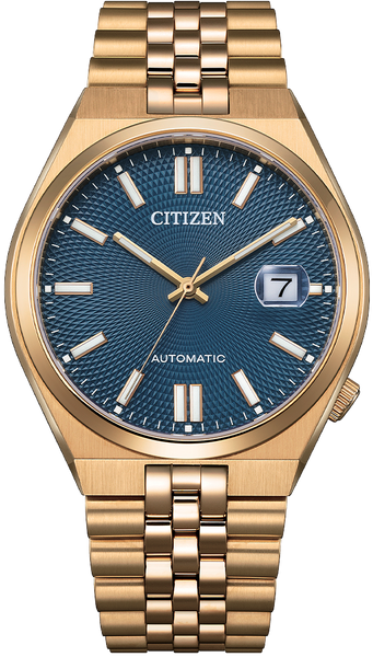 3.tsunkoro様 Citizen Tsuyosa 60 Automatic Gold Blue Textured Dial NK0023-57L