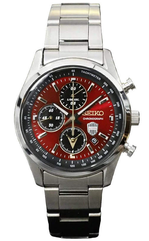 Seiko X VISSEL KOBE 30th Anniversary Collaboration 2026 Limited Edition Quartz Chronograph. Available at Watchoutz.com, Hong Kong's top online watch retailer with a physical shop. Enjoy fast, secure international shipping and shop for genuine Japanese watches with over 13 years of exceptional service and reputation. Visit WatchOutz.com for your wrist game! 