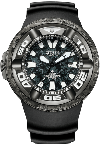 Citizen X GODZILLA Collaboration Promaster Marine Eco-Drive Professional Diver Limited Edition EcoZilla BJ8056-01E www.watchoutz.com