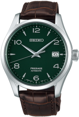 Seiko Presage Prestige Line Automatic Green Enamel Limited Edition SPB111 SARX063 www.watchoutz.com