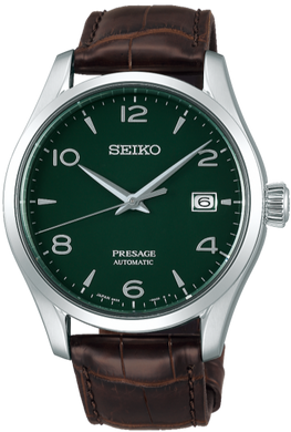 Seiko Presage Prestige Line Automatic Green Enamel Limited Edition SPB111 SARX063 www.watchoutz.com