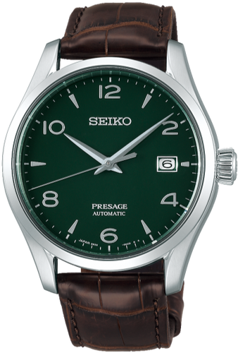 Seiko Presage Prestige Line Automatic Green Enamel Limited Edition SPB111 SARX063 www.watchoutz.com