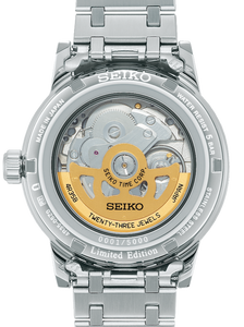 Seiko Presage Style60's Crown Chronograph 60th Anniversary Limited Edition Automatic SARY235 SRPK61 Back www.watchoutz.com