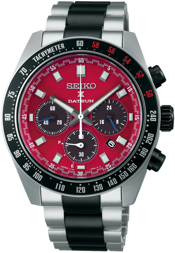 SEIKO Solar Chronograph Divers 腕時計 Seiko Prospex Speedtimer Datsun 240Z Solar Chrono Limited Ed