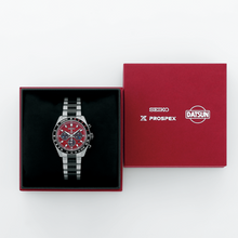 Seiko Prospex Speedtimer X Datsun 240Z Collaboration Limited Edition Solar Chronograph Japan Exclusive SBDL123. Available at Watchoutz.com, Hong Kong's top online watch shop. Enjoy fast, secure international shipping and shop genuine Japanese watches with over 13 years of exceptional service. Visit Watchoutz International for your horology treasure hunt.