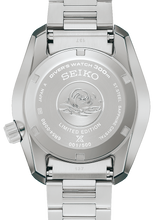 Seiko Prospex 1968 Heritage Diver’s GMT SBEJ030 mechanical diver’s watch with black dial and stainless steel bracelet