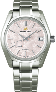 Grand Seiko Spring Drive Sakura Shunbun Pink Dial SBGA413 SBGA413G. Available at Watchoutz.com, Hong Kong's top online watch shop. Enjoy fast, secure international shipping and shop genuine Japanese watches with over 13 years of exceptional service. Visit Watchoutz International for your horology treasure hunt.