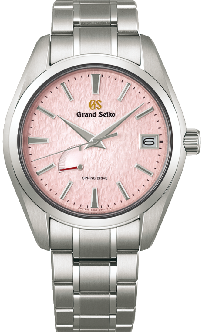 Grand Seiko Heritage Collection 9R Spring Drive 20th Anniversary 2024 Limited Edition Pink Snowy Hotaka Mountain SBGA497 SBGA497G www.watchoutz.com