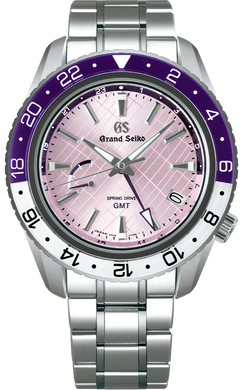 Grand Seiko Sport Collection Spring Drive 9R66 GMT 2025 Ginza Exclusive Limited Edition Ginza's Charm Purple Grid Dial SBGE313. Available at Watchoutz.com, Hong Kong's top online watch retailer with a physical shop. Enjoy fast, secure international shipping and shop for genuine Japanese watches with over 13 years of exceptional service and reputation. Visit Watch Outz International for your next horology treasure hunt.