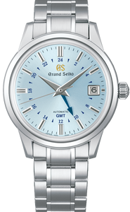 Grand Seiko Elegance Collection Caliber 9S 25th Anniversary Limited Edition Automatic GMT Clear Blue Sky SBGM253 SBGM253G www.watchoutz.com