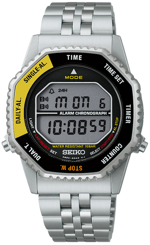 Seiko Selection S Series Octagonal Rotary Switch Digital Quartz 