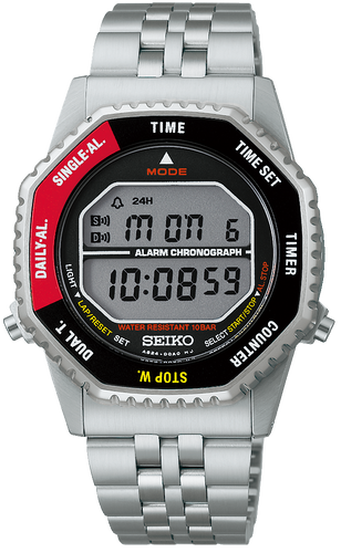 Seiko Selection S Series Octagonal Rotary Switch Digital Quartz 