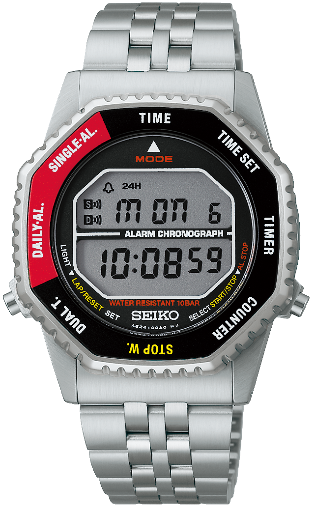 Seiko Selection S Series Octagonal Rotary Switch Digital Quartz 