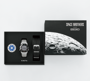 Seiko Selection S Series Digital Quartz X Space Brothers Collaboration Limited Edition Silver Model SBJG023. Available at Watchoutz.com, Hong Kong's top online watch retailer with a physical shop. Enjoy fast, secure international shipping and shop for genuine Japanese watches with over 13 years of exceptional service and reputation. Visit WatchOutz.com for your wrist game! 