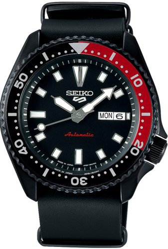 Seiko X Journal Standard Collaboration 5 Sports Limited Edition BlackxRed JDM SBSA189 www.watchoutz.com