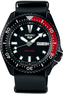 Seiko X Journal Standard Collaboration 5 Sports Limited Edition BlackxRed JDM SBSA189 www.watchoutz.com