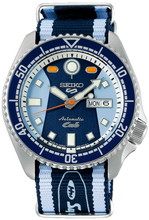 Seiko X Honda Super Cub 5 Sports Automatic SKX Sense Style Blue Limited Edition SBSA237 SRPK37 www.watchoutz.com
