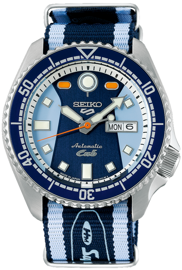 Seiko 5 Sports Honda Super Cub SKX Blue Limited Edition