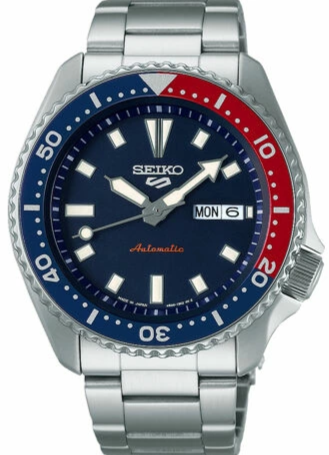 Seiko X On Time MOVE 5 Sports SKX Sports Style Limited Edition Automatic Navy Boy SBSA267 www.watchoutz.com