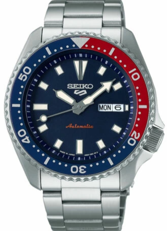 Seiko ON TIME MOVE 5 Sports SKX Limited Automatic Navy Boy SBSA267