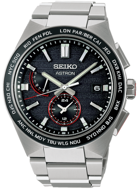 Seiko X JAL Astron NEXTER Solar Radio Wave Control Japan Airlines International Flight 70th Anniversary Collaboration Limited Edition Model SBXY075 www.watchoutz.com