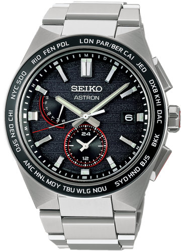 Seiko X JAL Astron NEXTER Solar Radio Wave Control Japan Airlines International Flight 70th Anniversary Collaboration Limited Edition Model SBXY075 www.watchoutz.com