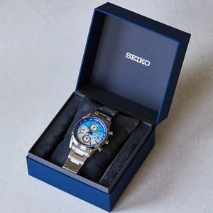 Seiko X ANA 787 Collaboration Limited Edition Quartz Chronograph Box www.watchoutz.com