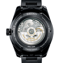 Seiko Presage Prestige Line Sharp Edge Series Limited Edition Mechanical Automatic GMT Black Navy Blue Dial Akebono back SPB361 SARF023 www.watchoutz.com