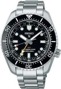 Seiko Prospex 1968 Mechanical Automatic Diver Scuba GMT MM200 Black Dial SPB383 SBEJ011 www.watchoutz.com