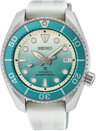 Front view of Seiko Prospex Sumo SPB539 Wonders of Nature 2025 Asia‑Pacific Limited Edition mechanical automatic diver watch, stainless steel case, textured dial, and white strap.