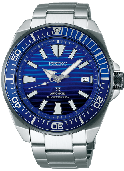Seiko Prospex Automatic 200M Diver Save the Ocean Blue Samurai