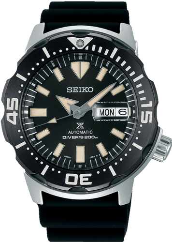 Seiko Prospex Automatic 200M Diver 2019 Black-Dial Monster SRPD27 www.watchoutz.com