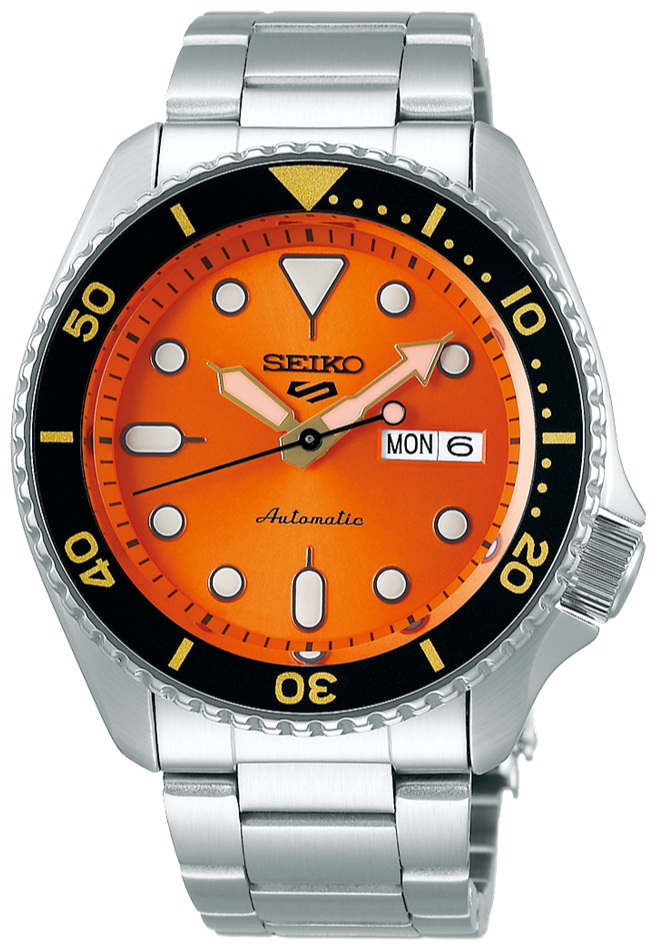 Seiko 5 Sports SKX Series Sports Style Mechanical Automatic Orange Dial SRPD59 SBSA009 SRPD59K1 www.watchoutz.com