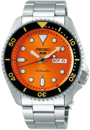 Seiko 5 Sports SKX Series Sports Style Mechanical Automatic Orange Dial SRPD59 SBSA009 SRPD59K1. Available at Watchoutz.com, Hong Kong's top online watch retailer with a physical shop. Enjoy fast, secure international shipping and shop for genuine Japanese watches with over 13 years of exceptional service and reputation. Visit Watch Outz International for your next horology treasure hunt.