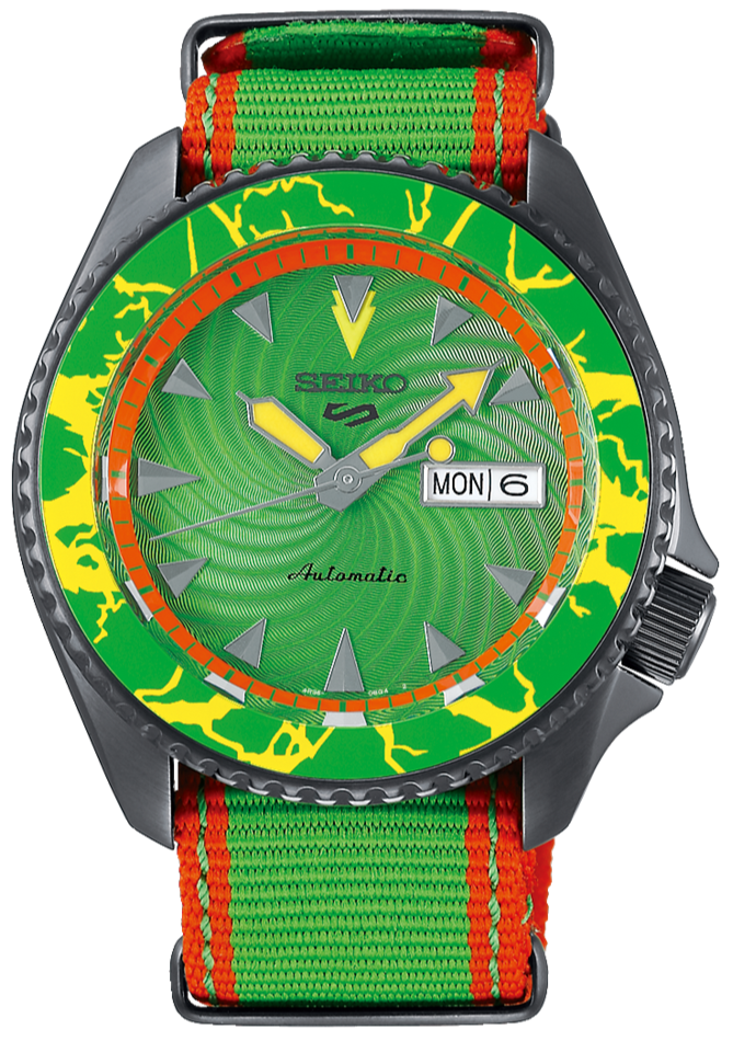 Seiko X Street Fighter V 5 Sports Mechanical Automatic Limited Edition BLANKA SRPF23 SRPF23K1 SBSA083 www.watchoutz.com  