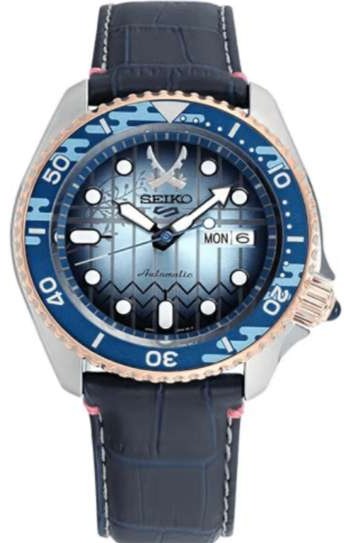 Seiko X Demon Slayer 5 Sports Street Style Automatic Limited Edition Hashibira Inosuke SRPJ26 www.watchoutz.com