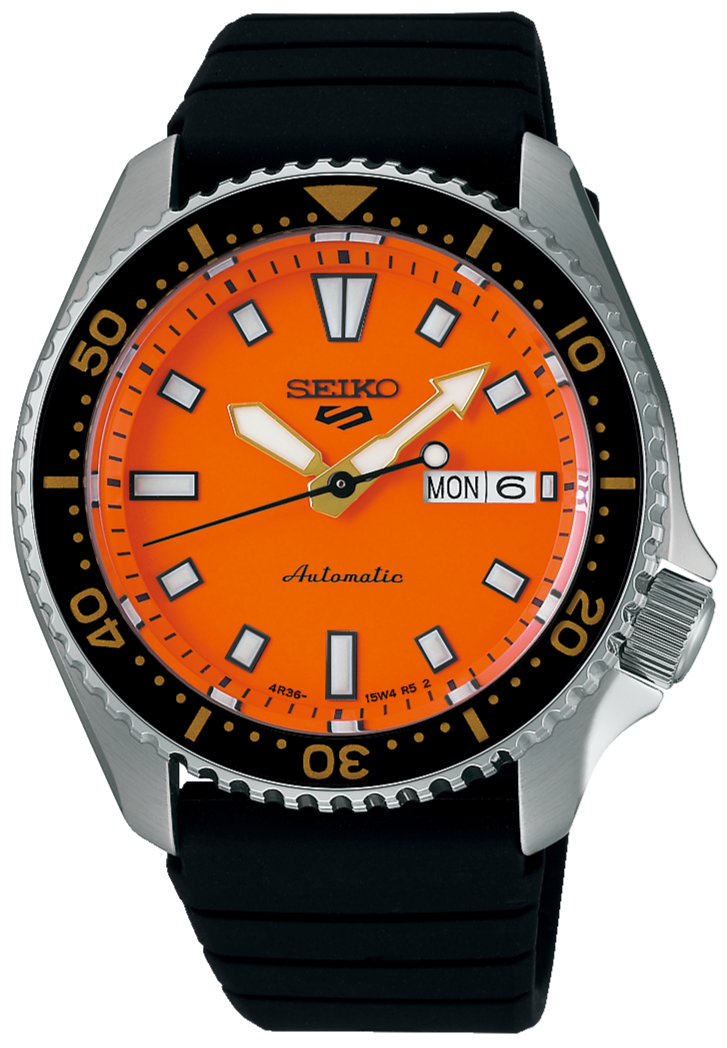 Seiko 5 Sports SKX Series Mechanical Automatic 2025 Orange Dial