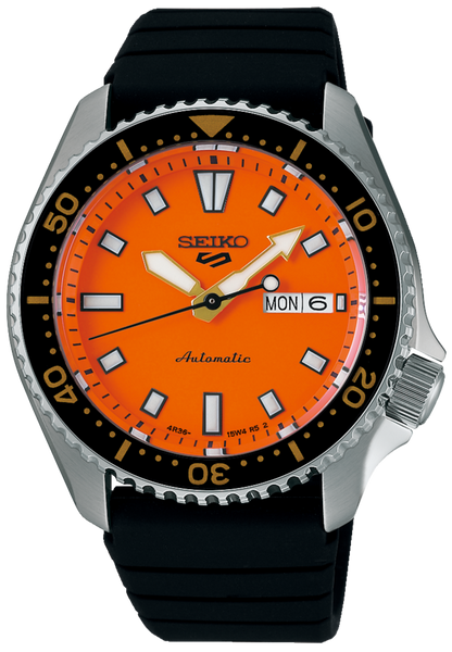 Seiko 5 Sports SKX Series Mechanical Automatic 2025 Orange Dial