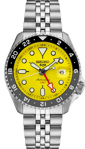 Seiko 5 Sports Automatic GMT SKX Sports Style USA Exclusive Yellow Dial SSK017 www.watchoutz.com