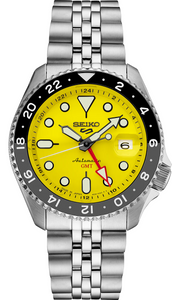 Seiko 5 Sports Automatic GMT SKX Sports Style USA Exclusive Yellow Dial SSK017 www.watchoutz.com