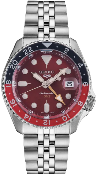 Seiko 5 Sports Automatic GMT SKX Sports Style Asia Exclusive Limited Edition Passion Red SSK031 SSK031K1 www.watchoutz.com